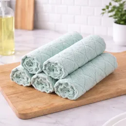 Set mikrovláknastih krp za čiščenje TOPCLEAN - 10 kos
