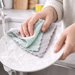 Set mikrovláknastih krp za čiščenje TOPCLEAN - 10 kos