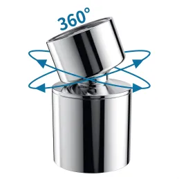 Perlator za pipo DOX / Sijajni krom