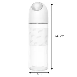 Steklenička za oljčno olje ali kis s samodejnim odpiranjem 510 ml / Bela