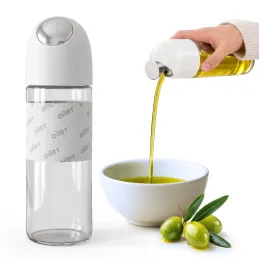 Steklenička za oljčno olje ali kis s samodejnim odpiranjem 510 ml / Bela