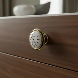 Ročaj knopka VIAMO CLOCK / Stara medenina