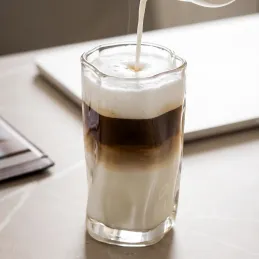 Borosilikatni kozarec za kavo WAVE 275 ml / Prozoren