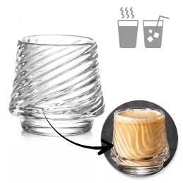 Borosilikatni kozarec za kavo GROOVE 150 ml / Prozoren