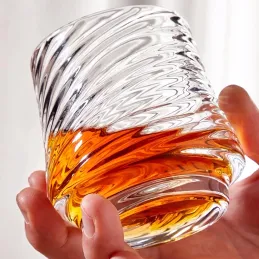 Borosilikatni kozarec za kavo GROOVE 150 ml / Prozoren