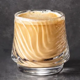 Borosilikatni kozarec za kavo GROOVE 150 ml / Prozoren