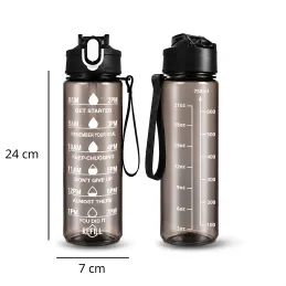 Športna steklenica za vodo FIT ONE 750 ml / Črna
