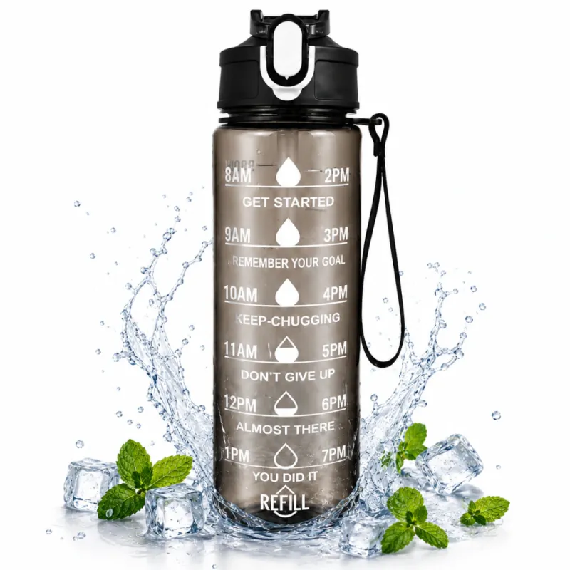 Športna steklenica za vodo FIT ONE 750 ml / Črna