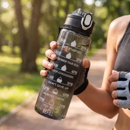 Športna steklenica za vodo FIT ONE 750 ml / Črna