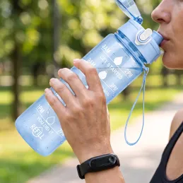 Športna steklenica za vodo FIT ONE 750 ml / Modra