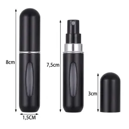 Set 2ks potovalni razpršilec za parfum COUPLE 5ml / Zlata