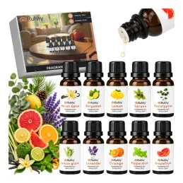 Set 10 kosov dišavnih olj za aroma difuzorje / 15 ml