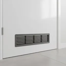 Dvostranska prezračevalna rešetka za vrata 430 x 115 mm / Grafit