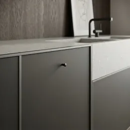 Ročaj gumb CARION / Črna mat