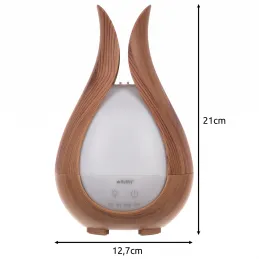 LED ultrazvočni vlažilec zraka z daljinskim upravljalnikom DROP / Naravni les