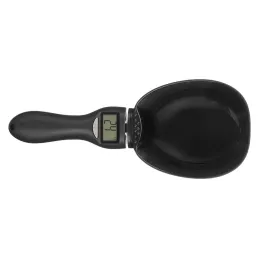 Kuhinjska zajemalka z LCD zaslonom in tehtnico XXL / Črna mat