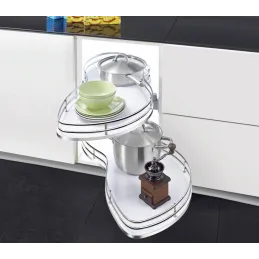 Kotna torbica ELEGANCE z blaženjem / Bela