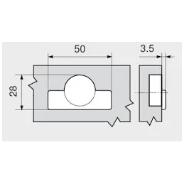MINI zanka CLIP TOP 94°