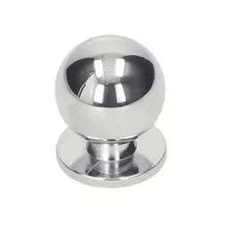 Gumb BALL 20 mm / Sijajni krom