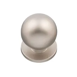 Gumb BALL 24 mm / satenast nikelj