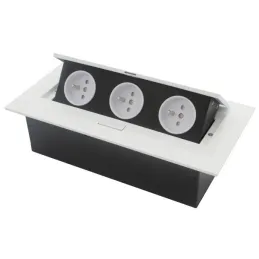 Izvlečna električna vtičnica GEMINO 3x230V / Bela
