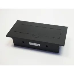 Izvlečna električna vtičnica GEMINO 3x230 V / črna