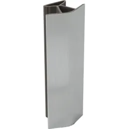 135° spojka za podnožje / brušen aluminij
