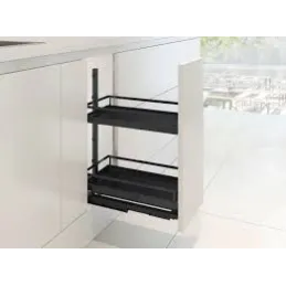 Popolnoma izvlečna košara Dispensa junior III / antracitna