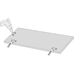 Pritrditev za MDF-vratca za Aventos HK-XS