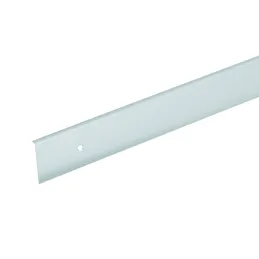 Končni profil z ravnim robom za delovno ploščo 38 mm / Aluminij