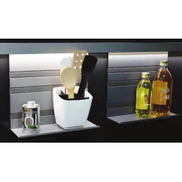 Univerzalna posoda za polico / Bela