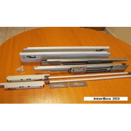 Kuhinjski element INTERBOX 86 + 200 reling / Siva