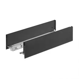Stranica LEGRABOX »K« 128,5 mm / Črna