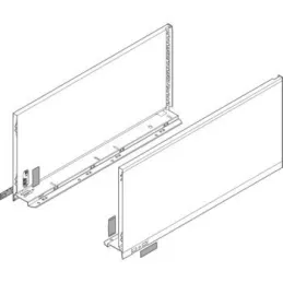 Stranica LEGRABOX »F« 241 mm / bela
