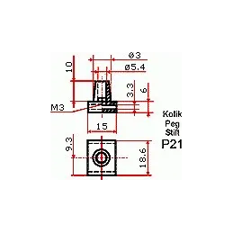 Centralna čelna ključavnica CC20N/19/600, nikljeva
