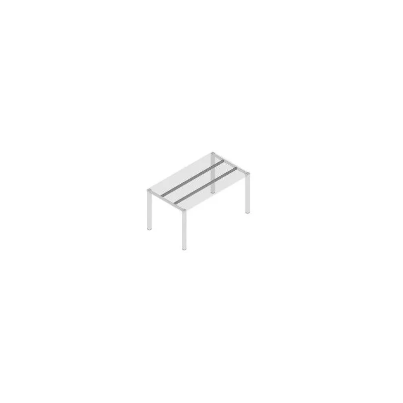 Spoj za noge mize Frame / siva