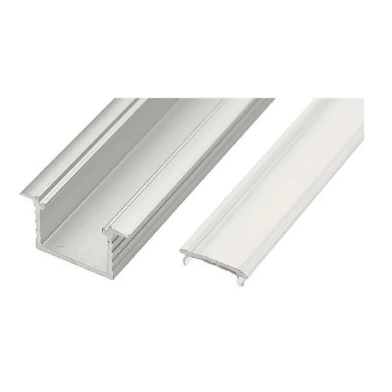 Aluminijasti profil LL-05 za LED-osvetlitev s pokrovčkom