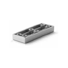 Plastična nogica 10 mm 80x30 / Siva