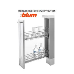 Izvlečna košara z blaženjem INOXA BLUM – 2110 / krom