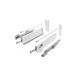 Kuhinjski element – MODERNBOX visok z zaščitno letvijo / bel