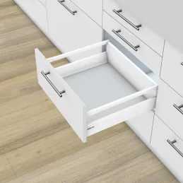 Kuhinjski predal BLUM – Antarobox »C« 192 mm z vzdolžno prečko / bel