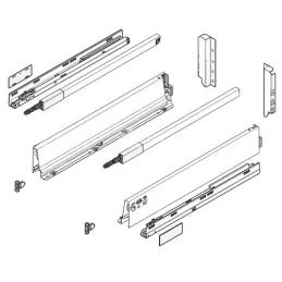 Kuhinjski predal BLUM – Antarobox »C« 192 mm z vzdolžno prečko / bel