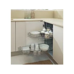 Izvlečni in vrtljivi karusel SMART 180° / Sijajni krom
