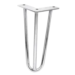 Pohištvena noga HAIRPIN MINI / Sijajni krom
