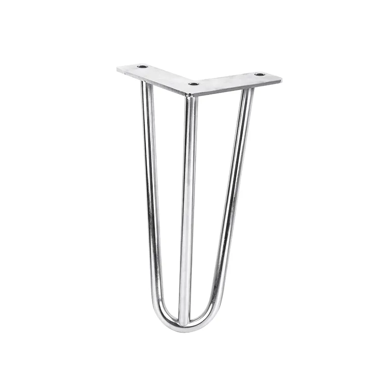 Pohištvena noga HAIRPIN MINI / Sijajni krom