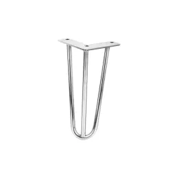 Pohištvena noga HAIRPIN MINI / Sijajni krom