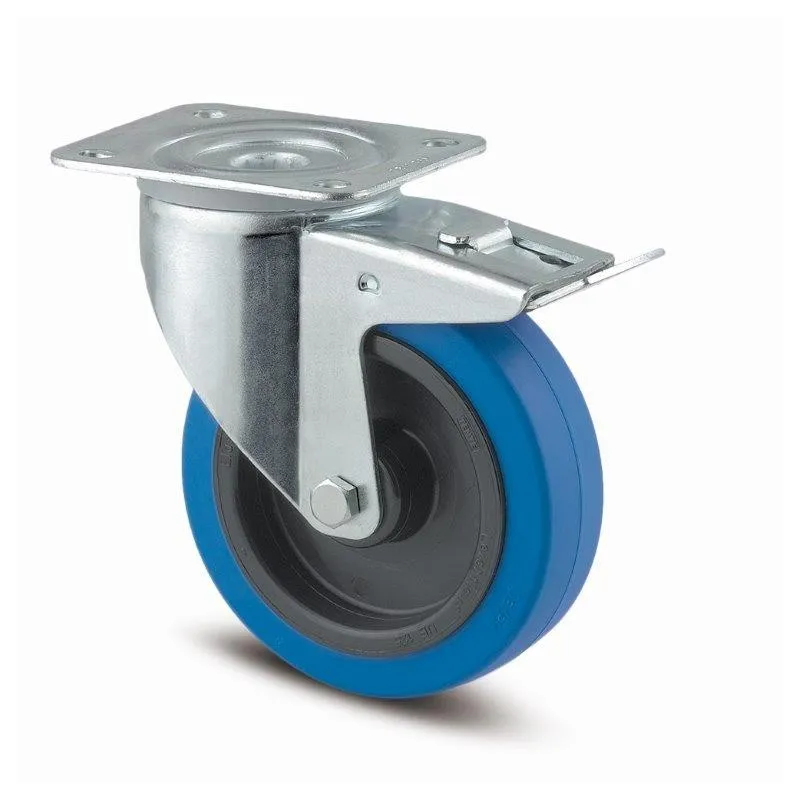 Pohištveno kolesce TENTE z zavoro 100 mm / Modra