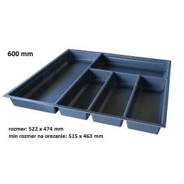 Jedilni pribor MILENIUM / Antracit