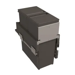 Izvlečni koš za odpadke 300 mm – 1 × 40 l / antracit