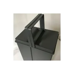 Izvlečni koš za odpadke 300 mm – 1 × 40 l / antracit